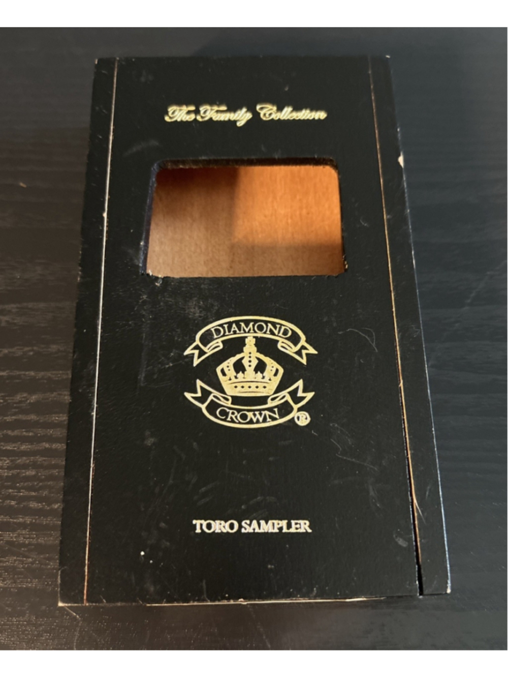 Diamond Crown Family Collection Toro Sampler Empty Cigar Wooden Box J. C. Newman
